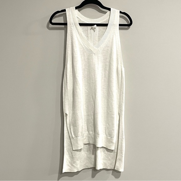 ANTHROPOLOGIE Desmond Knit Tunic - White Size Medium - Picture 4 of 13